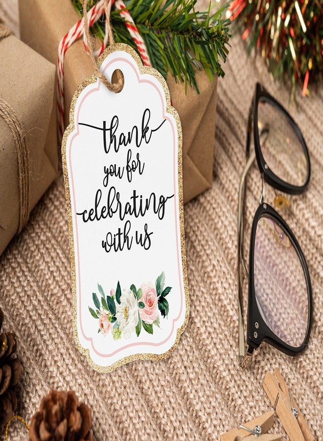 Inkdotpot بطاقات شكر لحفل استقبال المولودة من إنكدوتبوت - بطاقات هدايا ورقية معلقة، بتصميم يونيكورن، مجموعة حفلات استقبال المولودة - عبوة من 50 بطاقة - Image 5